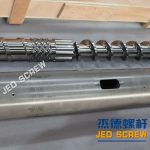 杰德 出口越南的单排气造粒机螺杆机筒 技术精湛 塑化优良-金年会手机在线登陆入口，挤出机螺杆，注塑机螺杆，舟山螺杆，螺杆厂